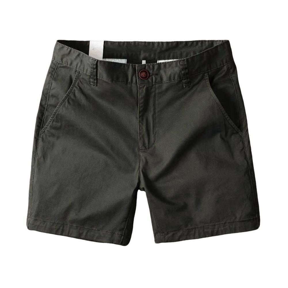 Pánské letní plážové šortky Elastické v pase Ležérní šortky Jednobarevné Kapsy Design Cargo šortky Streetwear