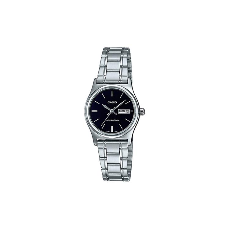 CASIO Women s Standard Series Black Watch LTP-V006D-1B2 LTP-V006D-1B2 Black Dial