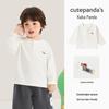 Kaka Panda Kids' Long Sleeve Spring T-shirt - Trendy Base Layer for Boys and Girls