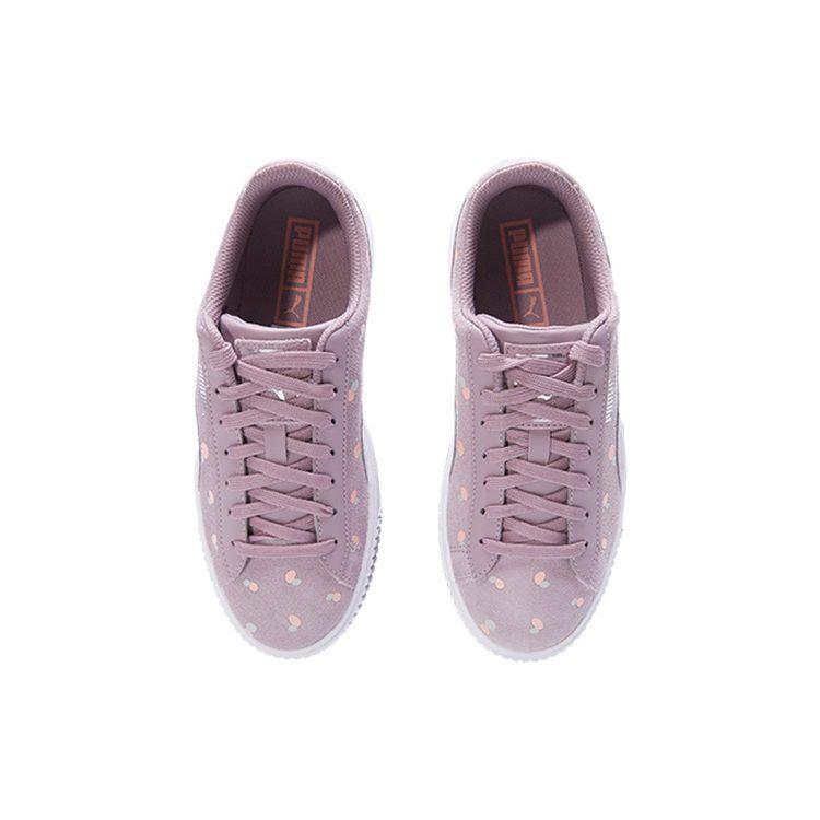 PUMA Sneakers Suede Platform Dots Jr 'Purple' Women's 368991-01