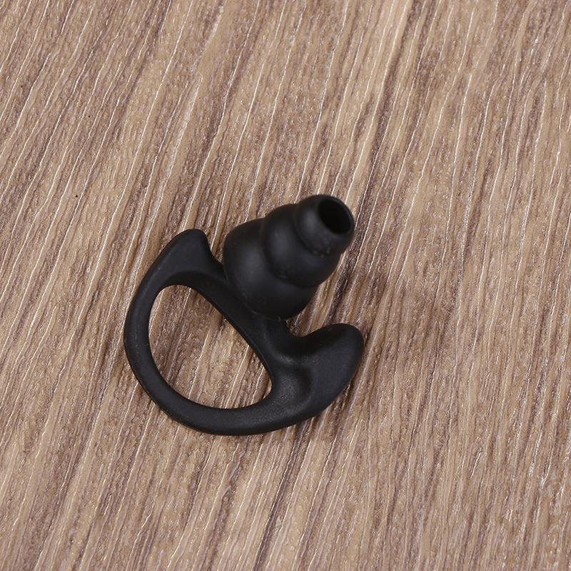 1 Pair Replacement Soft Silicone Earmould Earbud Earplug For Walkie Talkie Portable Two Way Radio Earpiece Heaset