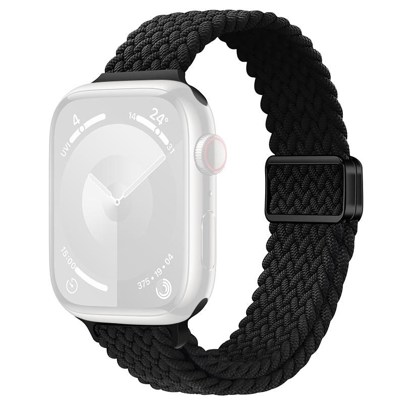 For Apple Watch 10 46mm/Ultra 2/Ultra 49mm/9 8 7 45mm/SE (2023) SE (2022) SE 6 5 4 44mm/3 2 1 42mm Watch Strap Braided Nylon Band