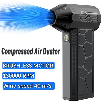 Sprężone powietrze Duster Mini Dmuchawa Wentylator Turbo Bezprzewodowy Elektryczny Duster Powietrzny do Czyszczenia Klawiatury PC, Bez Puszek do Domu i Samochodu