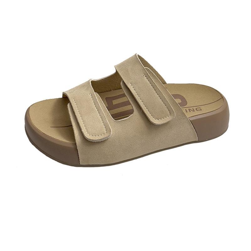 Thick-soled slippers for women to wear summer new models with skirts fashionable soft-soled beach cool slippers