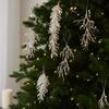 Artificial Leaves Christmas Icicle Pendant Acrylic Christmas Tree Decoration  Holiday Party