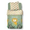 Parure de couette 140 x 200 "Let's Go Wild" Réversible 100% Coton / 57 Fils/cm² - -