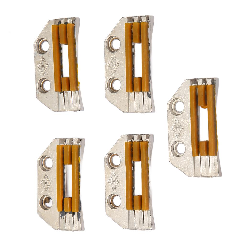5Pcs Sewing Machine Feed Dog Stainless Steel High Hardness Rustproof Sewing Feed Dog for Repair