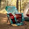 1PC Custom Name Beverage Fun Waves Outdooor Flannel Blankets Throw Blanket All-Season Throw Gift Bedspread for Couch, Bed, Camping Holiday Birthda