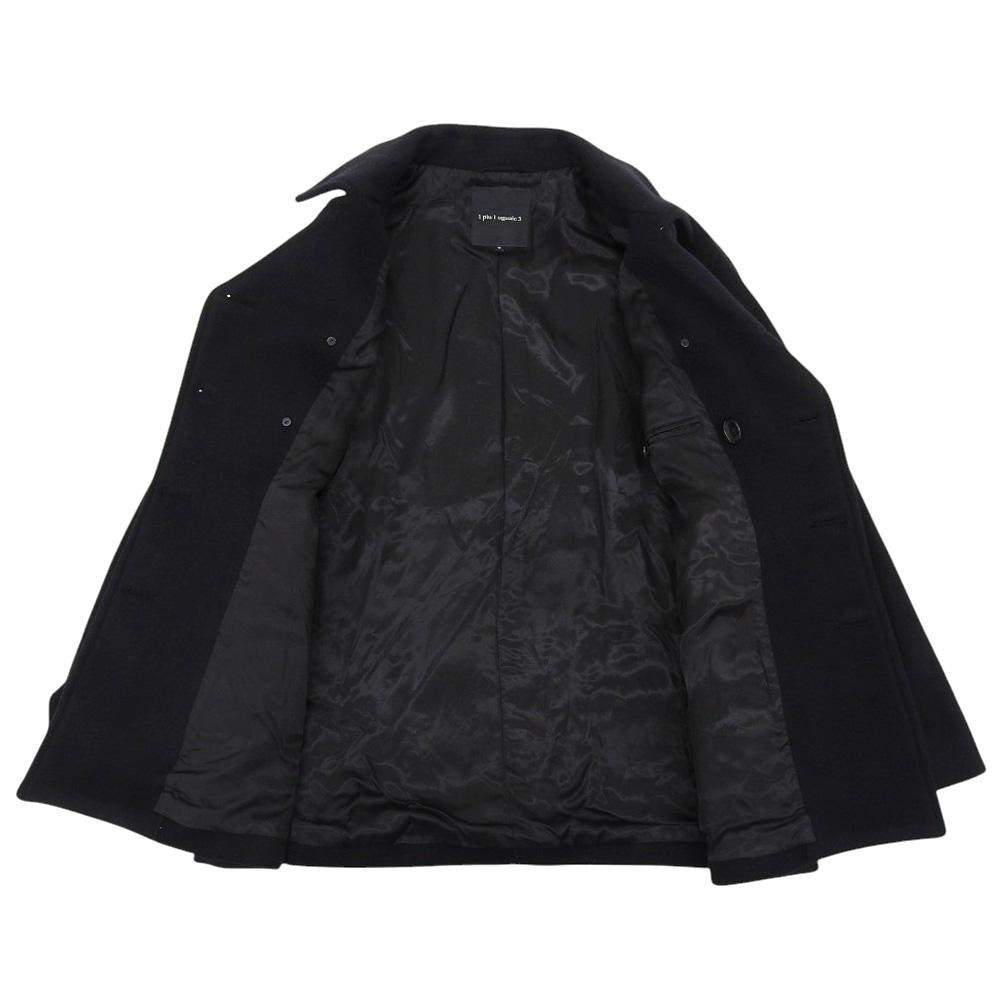 1piu1uguale3 Excellent Condition P COAT Men's Black VI MRC149 Coat VI blackUsed