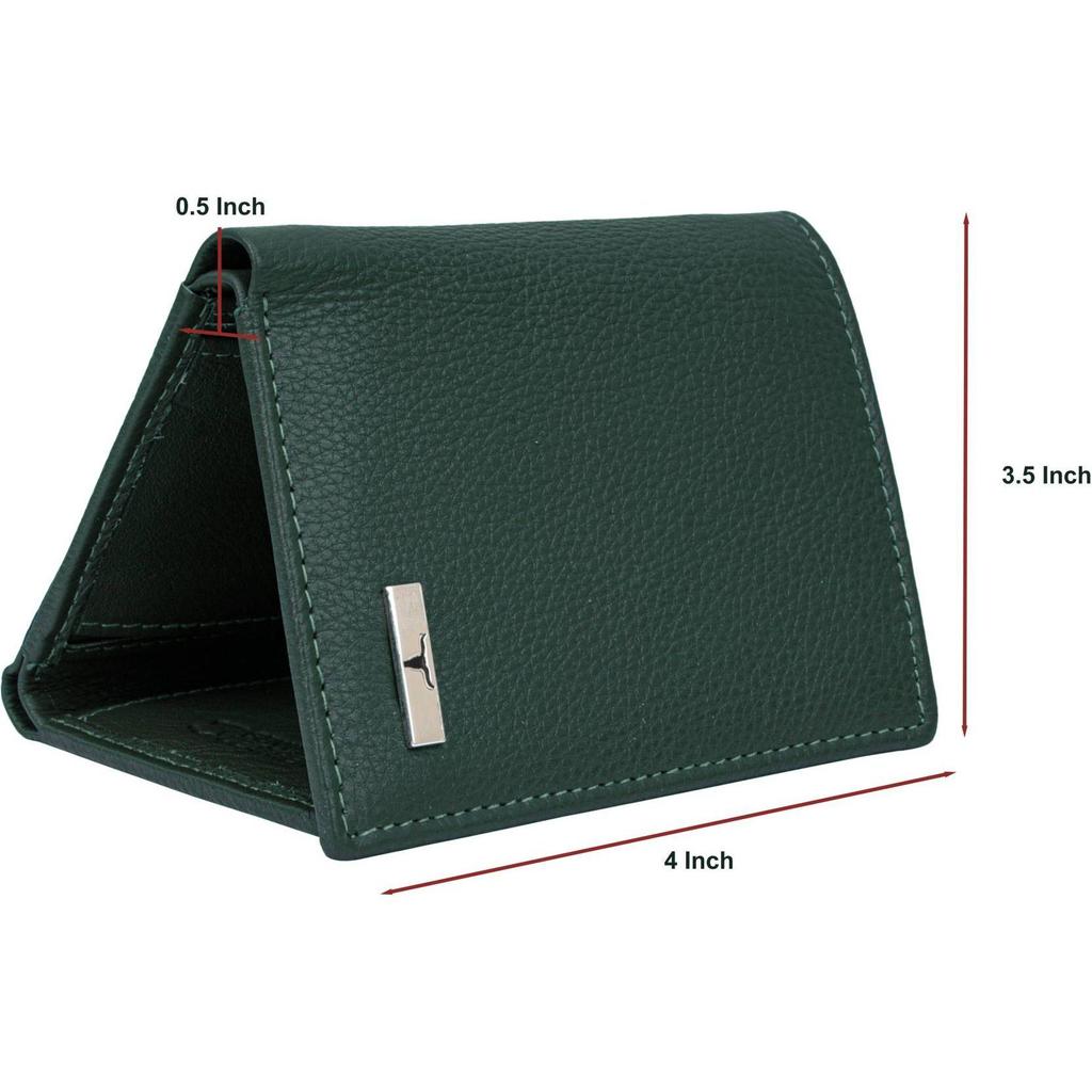 NEW Men Casual , Genuine Leather RFID Wallet  (6 Card Slots)