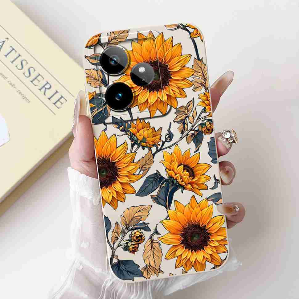 For Realme GT 7 5G RMX5061 Case Popular Butterfly Print Soft Silicon Back Cover For Oppo Realme GT7 5G 6.78" Phone Shell Coque