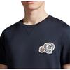 Moncler Logo Round Neck Short Sleeve T-Shirt Men tops Dark-Blue K1-091-8C00076-8390Y-773