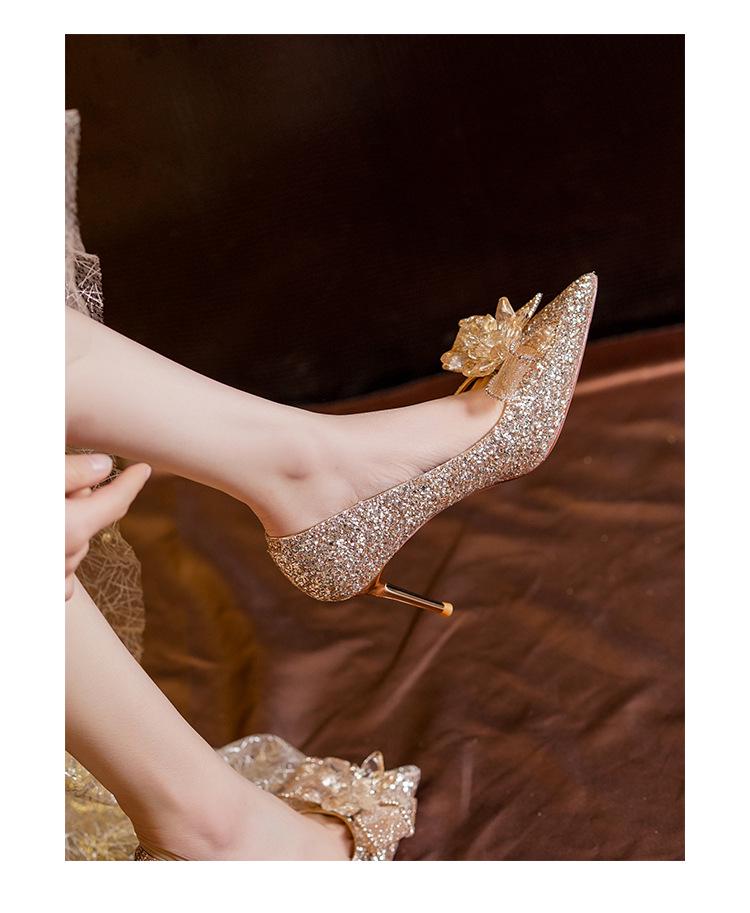 Kristall Schmetterling Brautschuhe - Bequeme Hochzeitsschuhe für Frauen