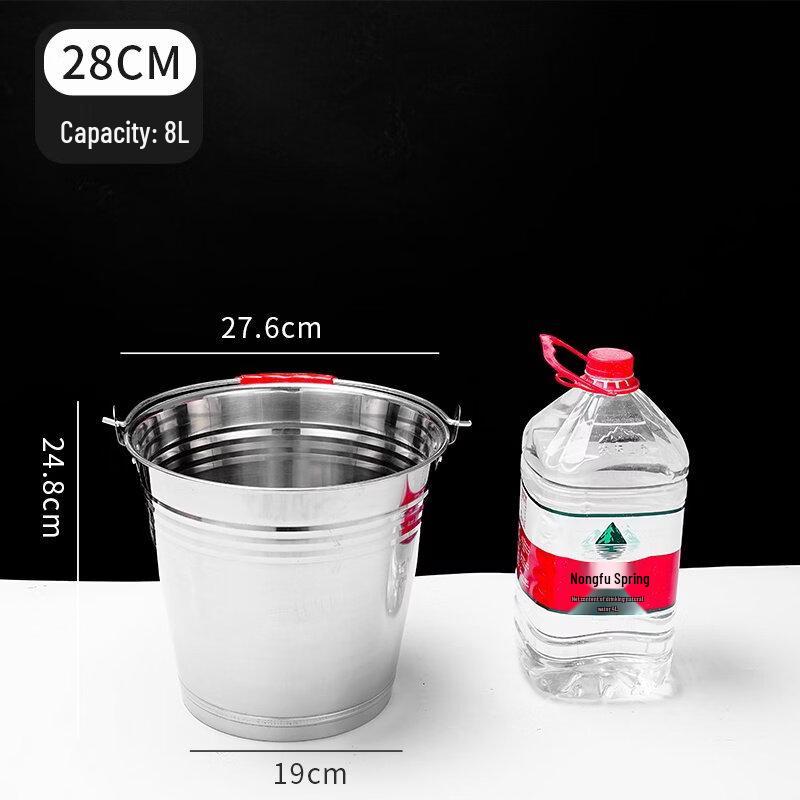 ZISIZ Portable Glass Ice Bucket