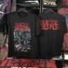 2025 Suicide Silence Metal Guruh 100% Paxta Futbolka Erkaklar Yozgi Moda Ko'cha Trend Qisqa Yengli Qulay Keng Erkaklar Kiyimi