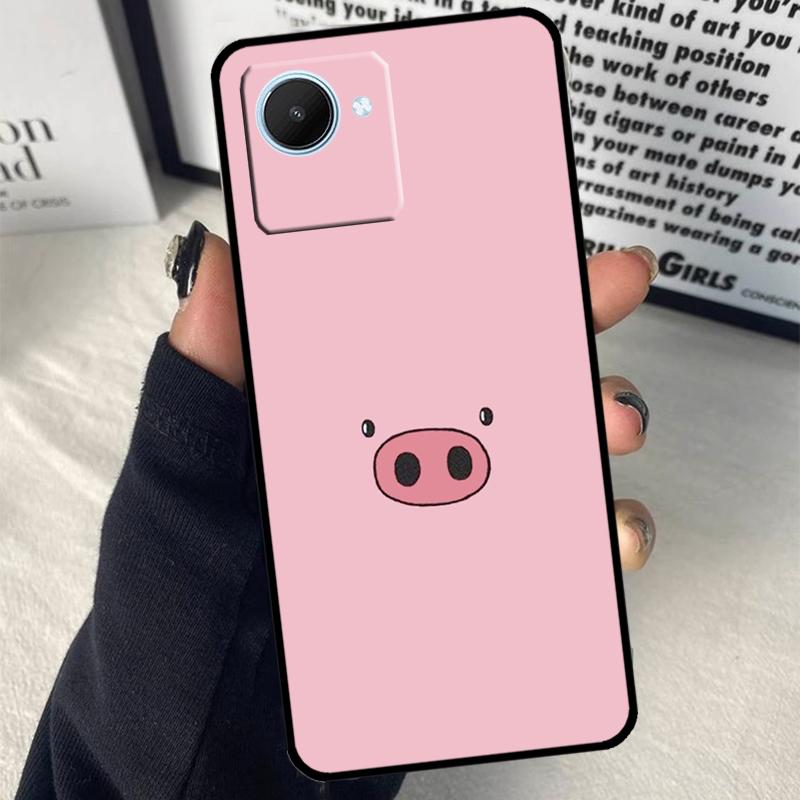 Adorable Cute Pigs Piglets For Realme GT7 Pro GT6 C67 C65 C63 C61 C55 C53 C51 C71 C75 10 11 12 13 14 15 Pro Plus Case