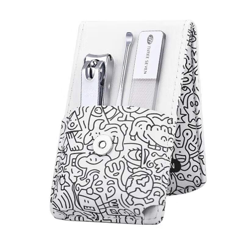 777 Graffiti Style Stainless Steel Manicure Set