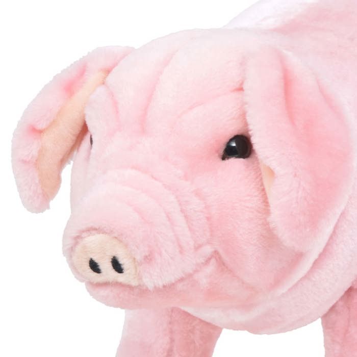 Plush Toy - vidaXL - Pink Pig XXL - 71 X 33 Cm - For Children from 3 Years Old - Soft and Cuddly