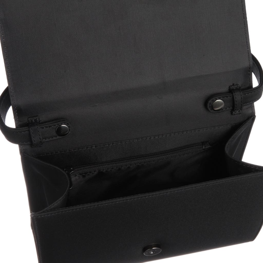 Fête Formale Tasche 3-teiliges Set mit abnehmbaren Griffen, 8181, Schwarz