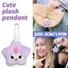 Resin Flocking Cute Three-dimensional Cat Keychain Pendant Car Key Chain Pendant Bag Pendant