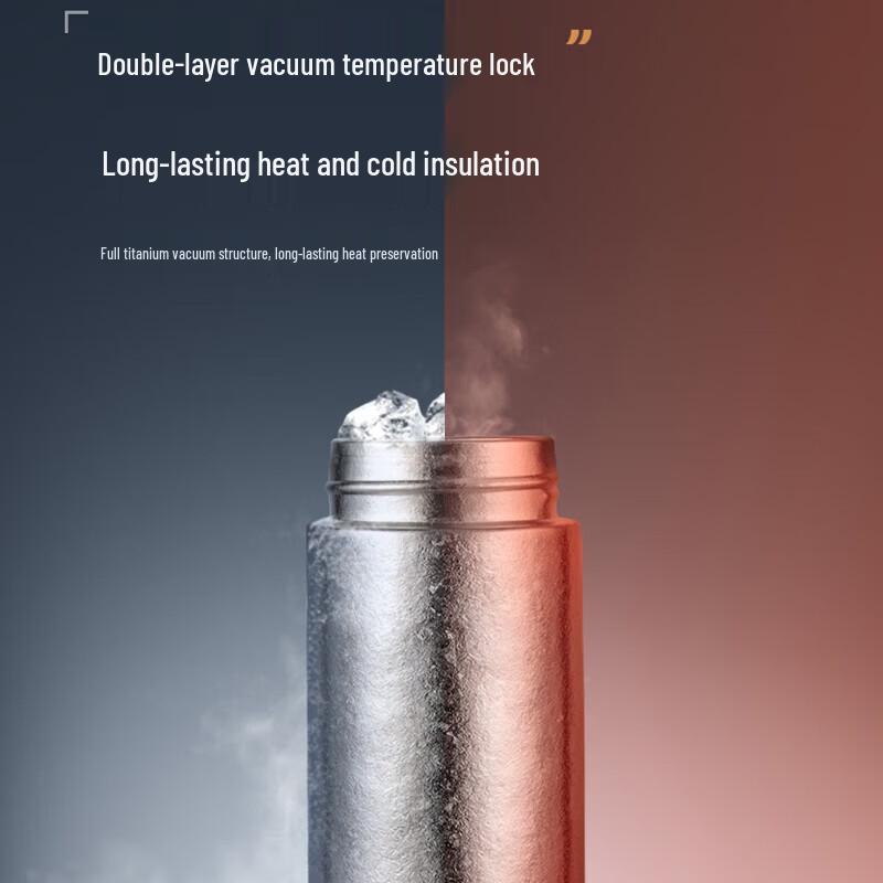 ASD Titanium Vacuum Insulated Water Bottle 420ml