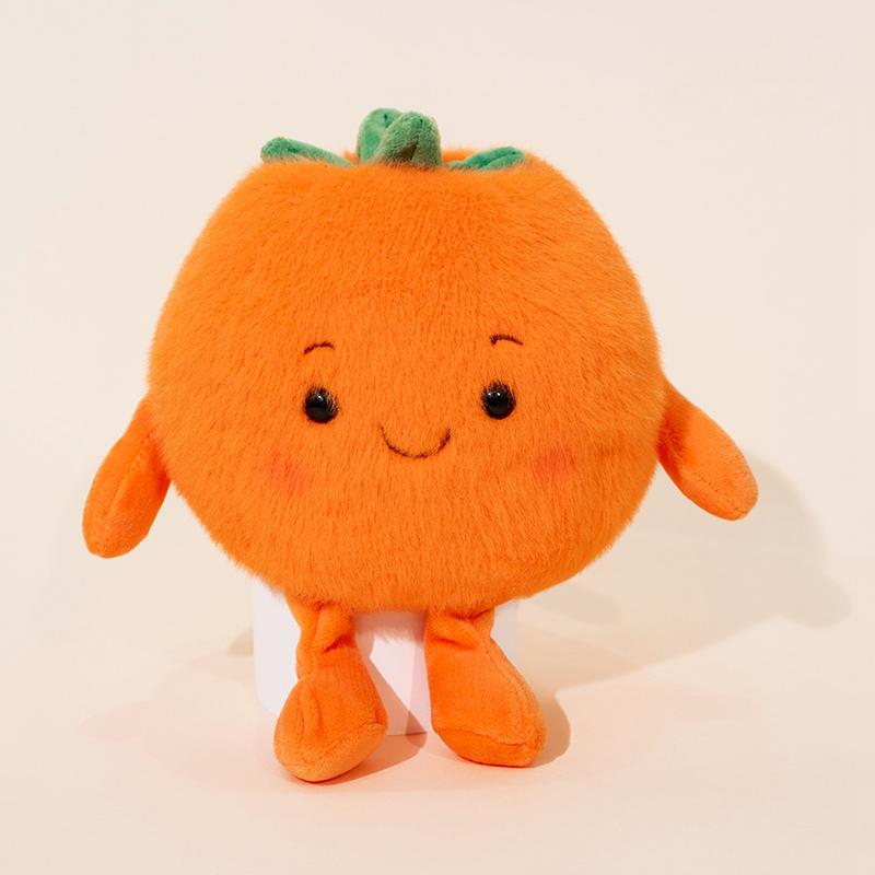 

Simulation Fruits Plush Toy Durian Persimmon Peach Mangosteen Sweet Melon Dragon Fruit Soft Stuffed Pendant Doll Funny Gifts 14cm