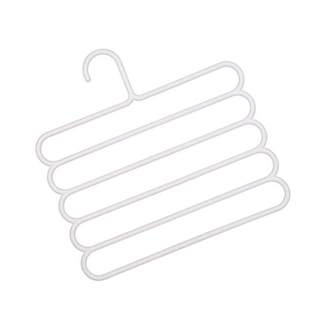 5 Layers Trousers Pants Hangers, Multifunctional Clothes Organizer, Space Saving,