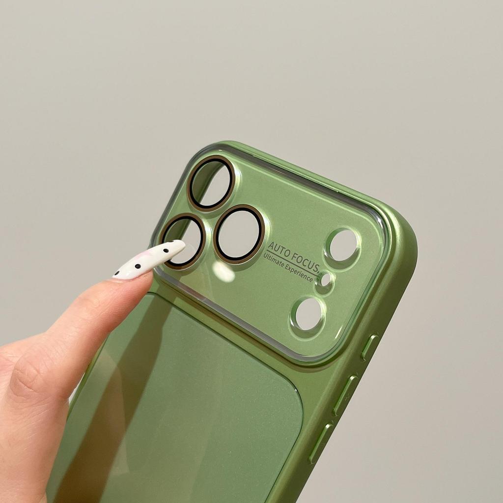 Metallic Hard Shell Case for iPhone 13/14/15/16/17P Pro Max - Drop-proof Advanced Solid Color Design