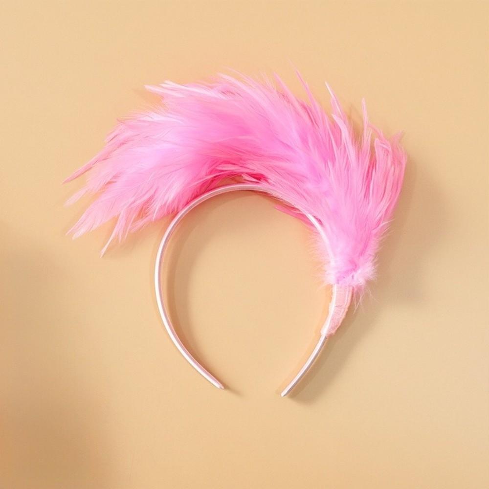 Mode Karneval Party Feder Haarreif Bunte Leichte Haarreifen Hübscher Kopfschmuck Festival