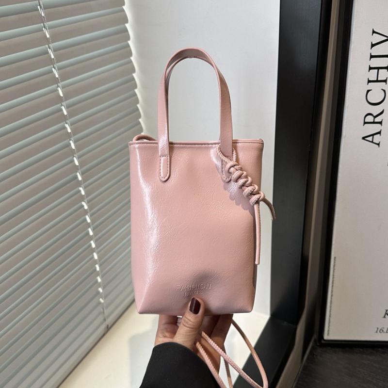 PU Leather Mini Crossbody Bag for Women Korean Shoulder Bags Female Simple Retro Handbags and Purses