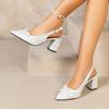 *Sandales à talons hauts élégantes d'été, nouvelle mode, avec nœud, bout pointu, sexy, confortables, antidérapantes, sandales décontractées pour femmes
