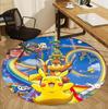 Pokemon Patroon Rond Kleed, Binnen/Buiten Mat, voor Picknick, Speelkamer, Slaapkamer, Kantoor, Woonkamer, Huisdecoratie Tapijt, Verjaardagscadeau