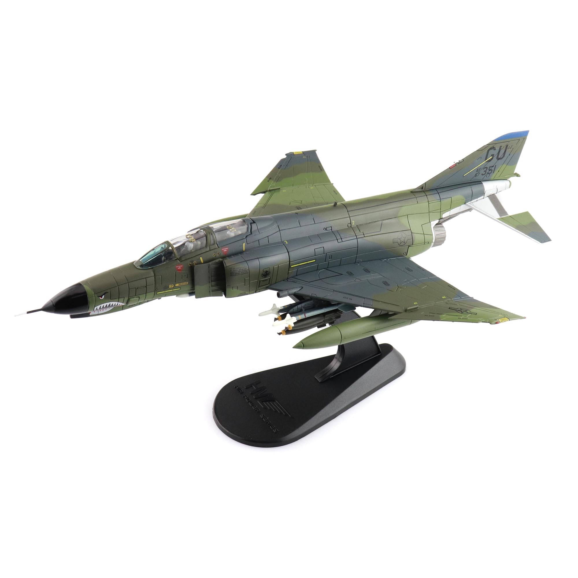 

HOBBY MASTER 1/72 Масштаб F-4E Phantom II, ВВС США 497-я эскадрилья истребителей-бомбардировщиков, 1985 г., Готовая модель