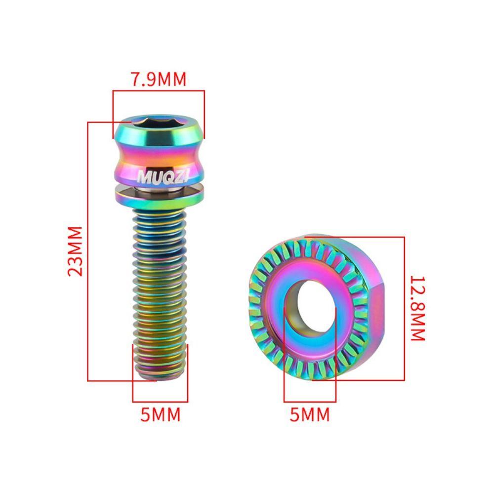 Half Moon Washer Bike Frame Fixing Screws Bicycle Fixing Screw Gasket  Cycling Frame Parts