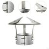 Chimney Cap Cover Exhaust Vent Lid Easy to Install Flue Roof Rain Guard