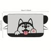 Summer Shade, Winter Shield. Universal Foldable Sunshade with Cute Design - Thermal Insulation Year-Round.