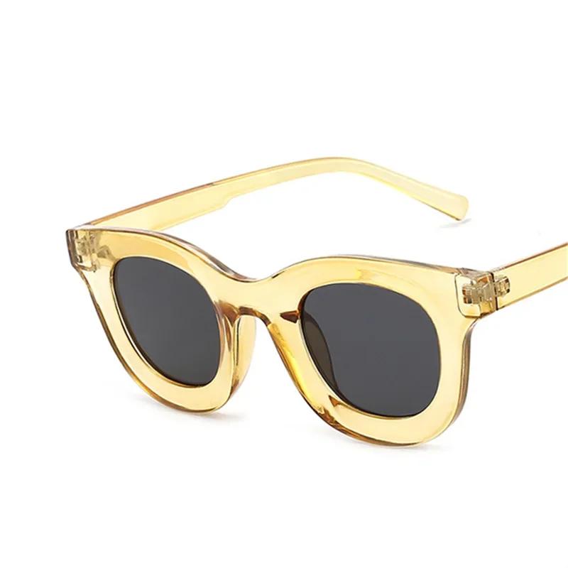 Vintage Round Sunglasses for Women Fashion Small Sun Glasses Men Vintage Hip Hop Yellow Blue Eyewear UV400