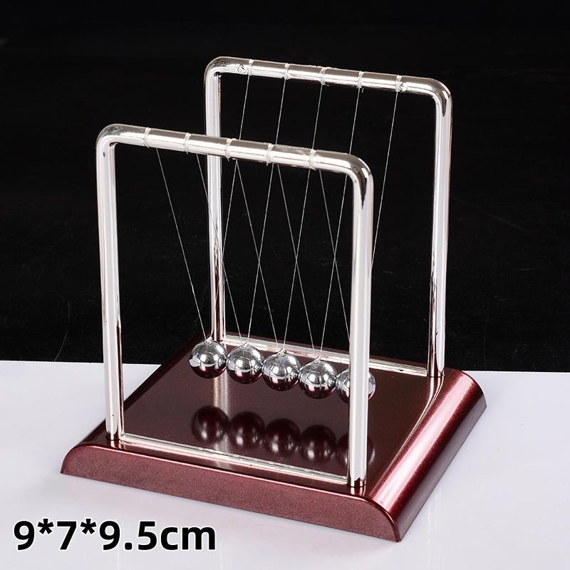 Rotation Perpetual Motion Newton Pendulum Balance Ball 24.5cm 9.65in 11cm 4.33in Physics Tumbler Home Desk Decorations Toy Gift