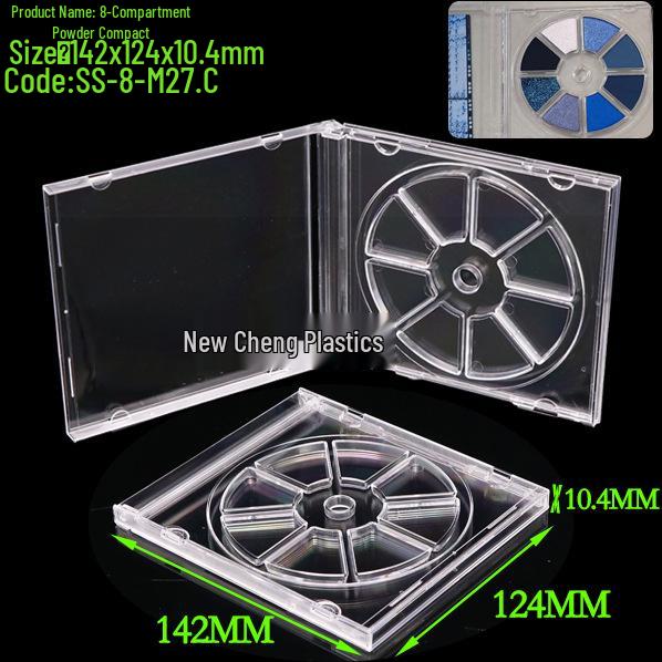 Makeup Cotton Swab Storage Box: Single/Double Compartment, Plastic PP Box for Lipstick and Remover Wipes