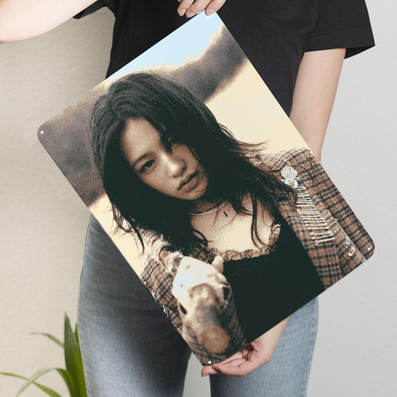 Yujin IVE EMPATHY Metal Poster Vintage Interior Decoration Living Room Custom Metal Tin Signs for Wall Art Decoration Retro Home