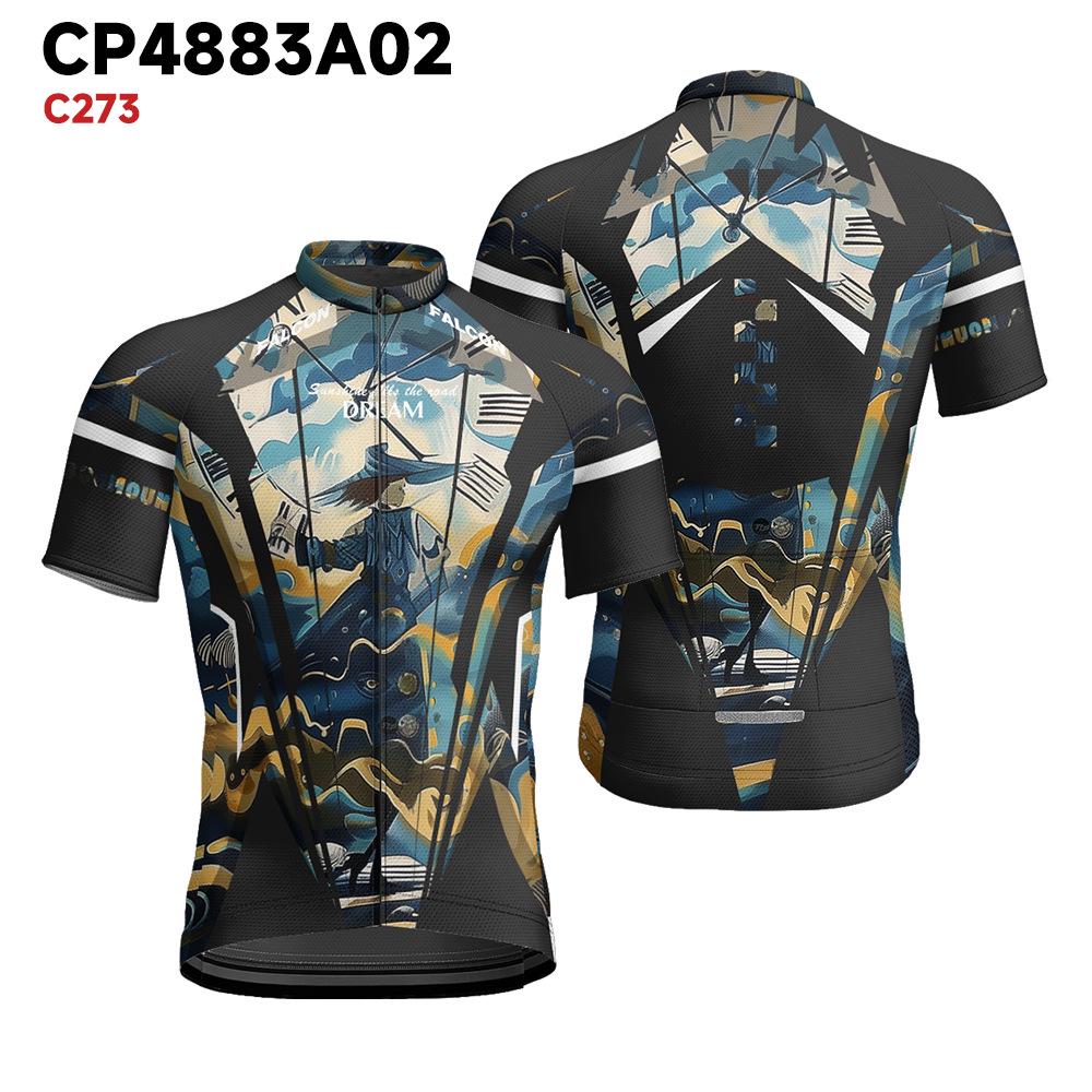 

Мужская быстросохнущая велосипедная майка - с коротким рукавом, легкая, дышащая, универсальная для летнего шоссейного и горного велоспорта Custom Design Available