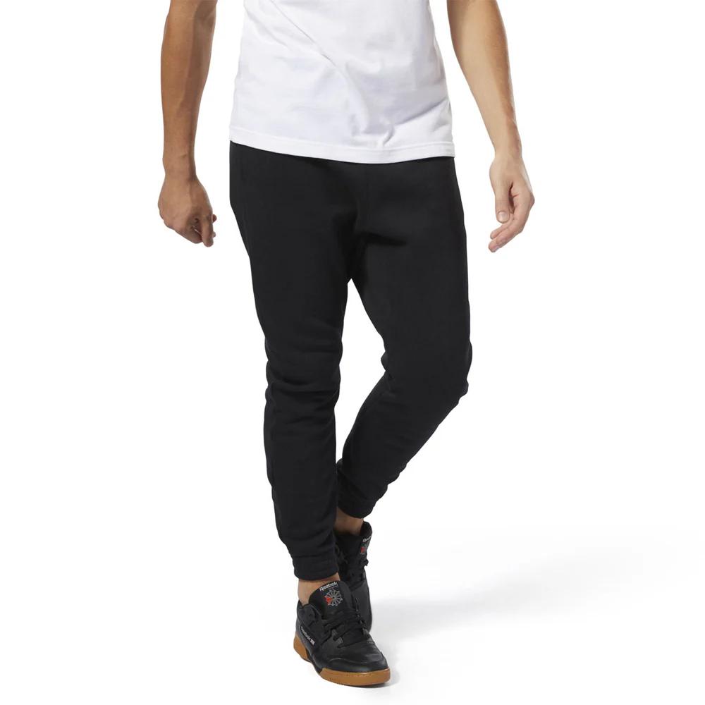 Reebok AC F DIS Elastic Drawstring Simple Comfortable Slim Fit Knitted Sports Pants Men pants DH2062