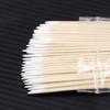 100Pcs Double Ended Precise Beauty Cotton Swabs User Friendly Wooden Stick Makeup Tool for Professional Correction Use