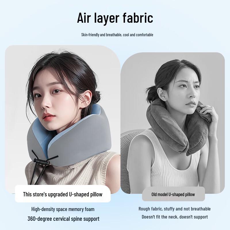 Memory Foam U-Shaped Travel Neck Pillow