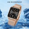 SUNKTA Ladies Watch Square Women's Wristwatch Quartz Calendar Elegant Casual Fashion Retro Watch Women Relogio Feminino+BOX