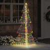 Christmas Tree with 240 Multicolor LEDs 180 cm Acrylic