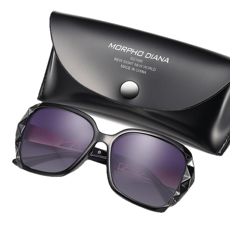New European and American fashion polarized sunglasses women's large frame colorful series sunglasses anti-ultraviolet tide