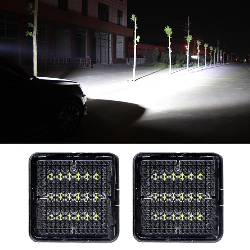 1 par 6000K 18 LED registreringsskyltsbelysning Passar för Toyota Tacoma 2016 2019 DC12V