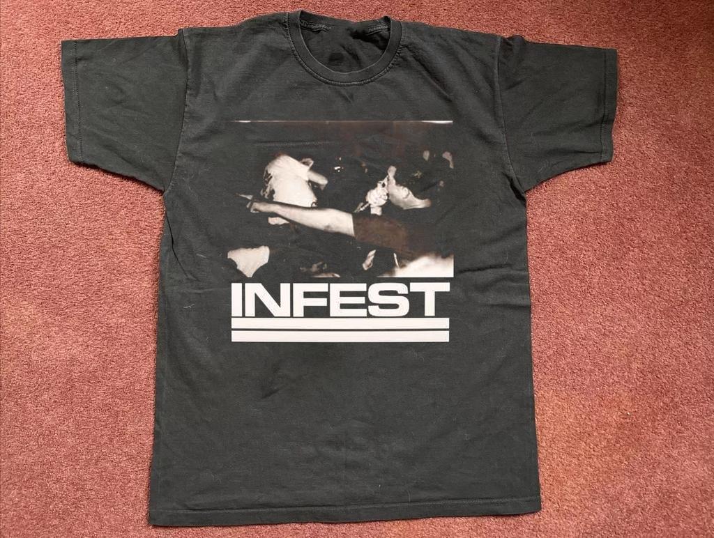 Infest Hardcore Punk T-Shirt Vintage Straight Edge Band Tee Unisex T-Shirt