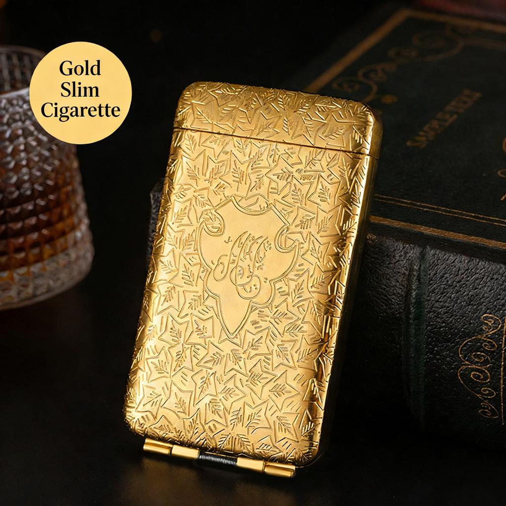 1pc Metal Cigarette Case Triple Opening Flip-Top Lid Pressure-Resistant Portable Cigarette Holder Smoking Accesoires Men's Gifts
